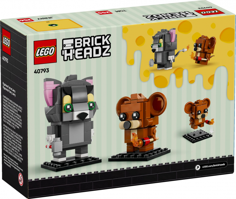 LEGO® BrickHeadz 40793 Tom & Jerry Figuren [neu]