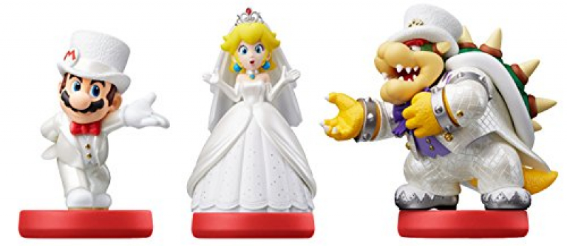 amiibo Super Mario Odyssey 3Pak (Mario, Peach, Bowser) (Nintendo Wii U/Switch/3DS/New 3DS)