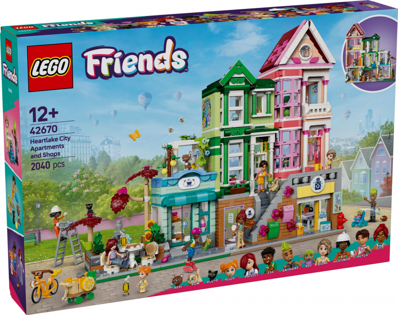 LEGO® Friends 42670 Heartlake City Wohn- und Einkaufsstraße [neu]