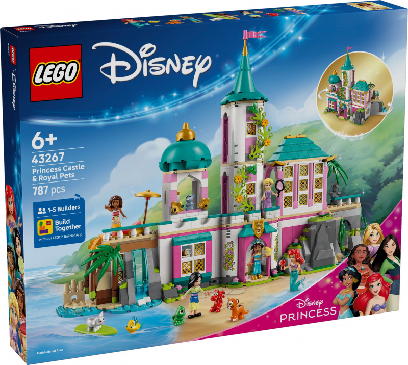 LEGO® Disney 43267 Prinzessinnenschloss mit Haustieren [neu]