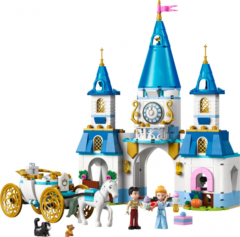 LEGO® Disney 43275 Cinderellas Schloss und Pferdekutsche [neu]
