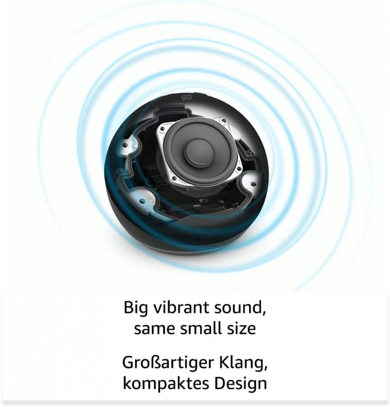 Amazon Echo Dot 5. Generation Smarter Lautsprecher mit Alexa, Anthrazit