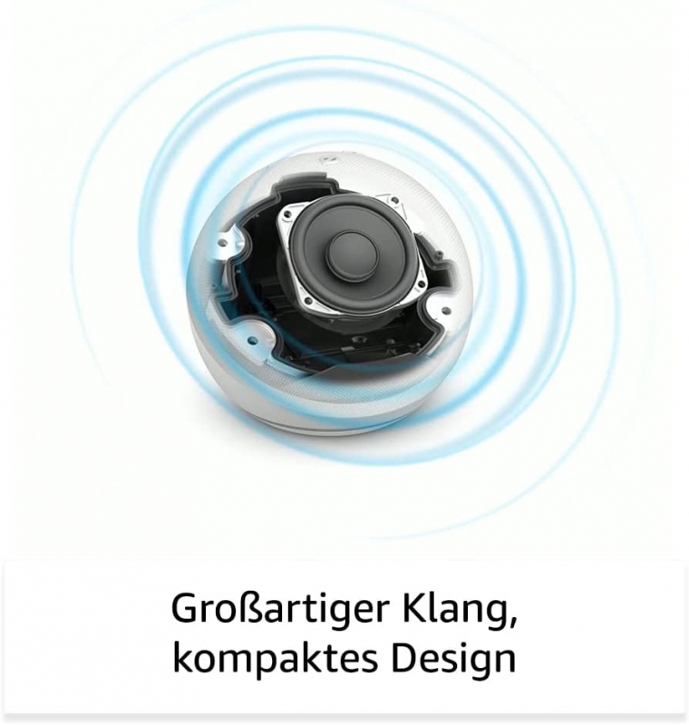 Amazon Echo Dot 5. Generation Smarter Lautsprecher mit Alexa, Tiefseeblau