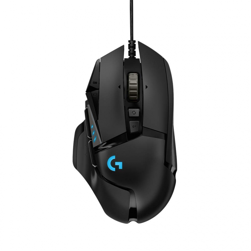 Logitech G502 HERO Gaming-Maus (mit HERO Sensor, RGB, 25.000 DPI, 11 programmierbare Tasten) (USB) (910-005470/910-005471)