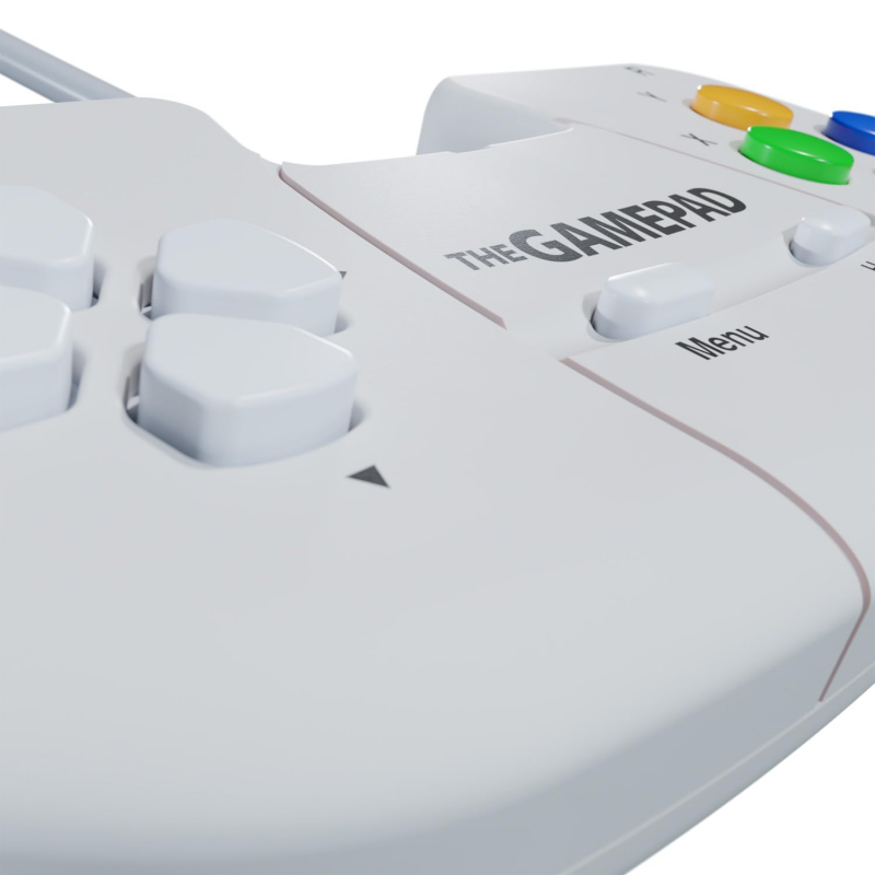 The Gamepad White (for THEC64 Mini, THEA500 Mini, PC, Mac and Linux)