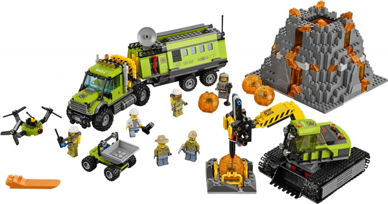 LEGO City 60124 - Vulkan-Forscherstation [neu]