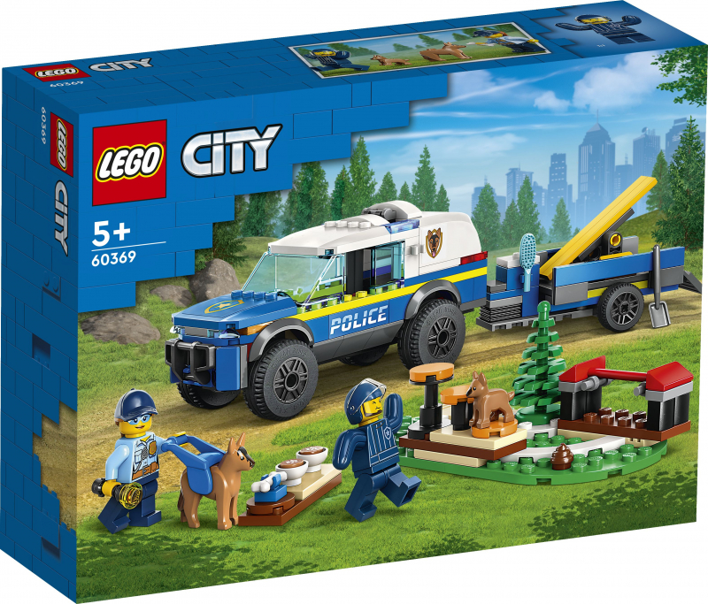 LEGO® City 60369 Mobiles Polizeihunde-Training [neu]