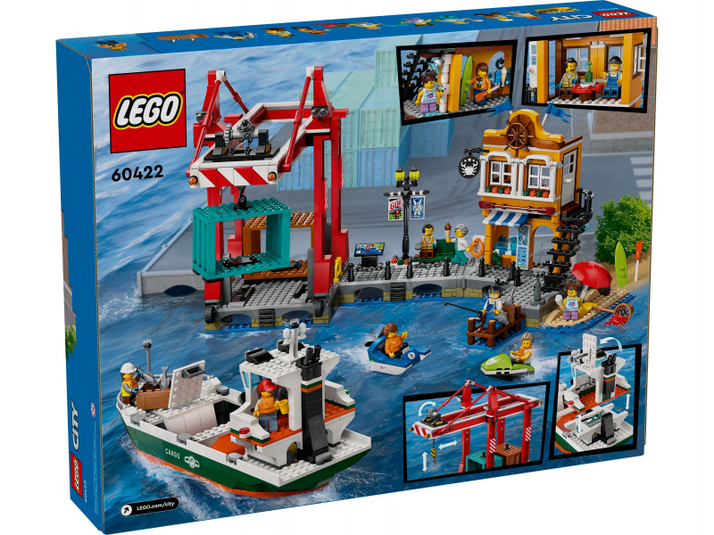 LEGO® City 60422 Hafen mit Frachtschiff [neu]
