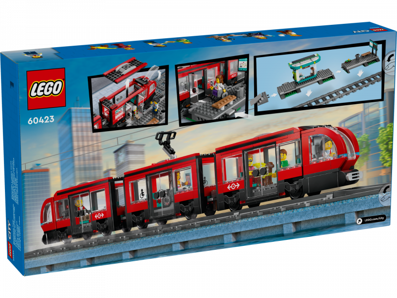 LEGO® City 60423 Straßenbahn mit Haltestelle [neu]