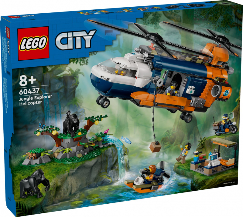 LEGO® City 60437 Dschungelforscher-Hubschrauber [neu]