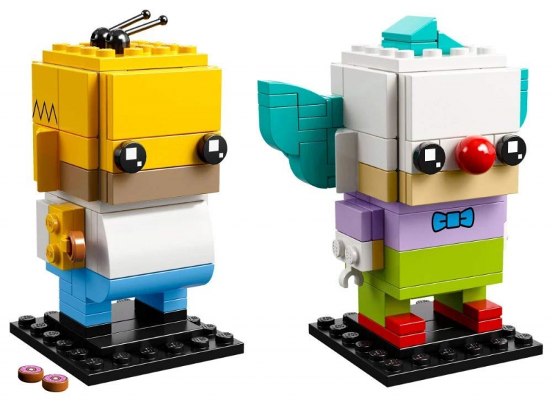 LEGO Brickheadz 41632 Homer Simpson und Krusty der Clown [neu]