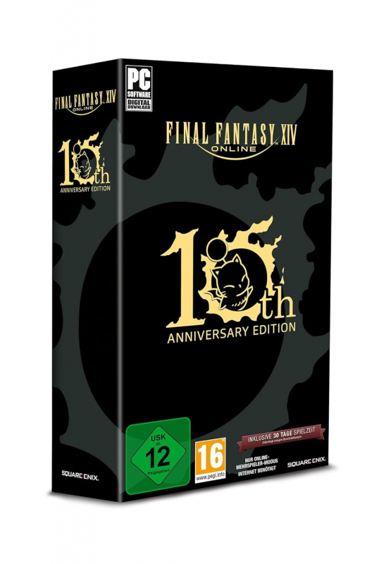 Final Fantasy XIV Online 10th Anniversary Edition (deutsch spielbar) (AT PEGI) (PC) [Code in a Box] inkl. Mauspad / Sammler-Box