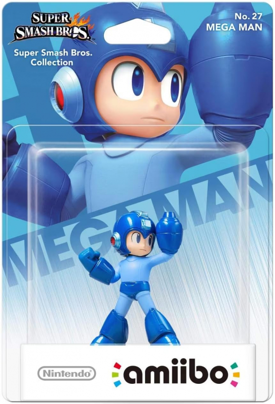 amiibo Super Smash Bros. Mega Man Figur No. 27 (Nintendo Wii U/Switch/3DS/New 3DS)