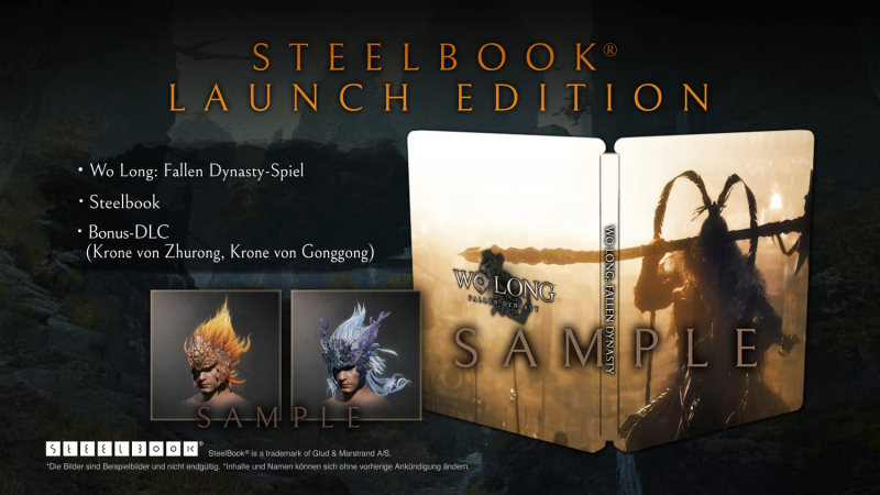 Wo Long Fallen Dynasty Steelbook Edition [uncut] (deutsch spielbar) (AT PEGI) (XBOX ONE / XBOX Series X) inkl. Bonus DLC