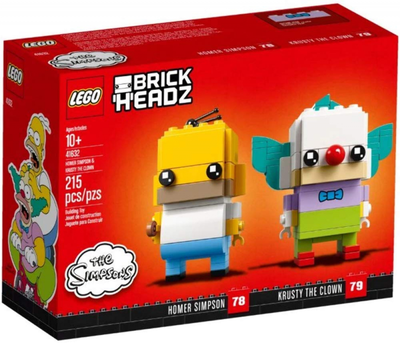 LEGO Brickheadz 41632 Homer Simpson und Krusty der Clown [neu]