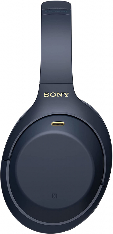 Sony WH-1000XM4 kabellose Bluetooth Noise Cancelling Kopfhörer (30h Akku, Touch Sensor, Headphones Connect App, Schnellladefunktion, optimiert für Amazon Alexa, Headset mit Mikrofon) Midnight Blue Blau (WH1000XM4L.CE7)