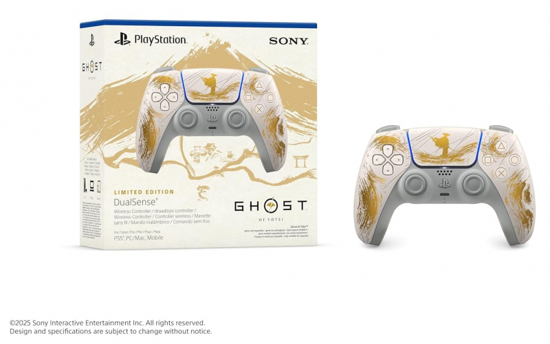 PlayStation 5 DualSense® Wireless-Controller - Ghost of Yotei™ Gold Limited Edition [neu]