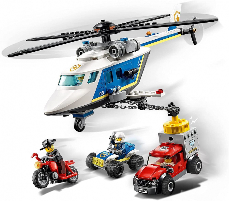 LEGO® City 60243 Verfolgungsjagd mit dem Polizeihubschrauber [neu]
