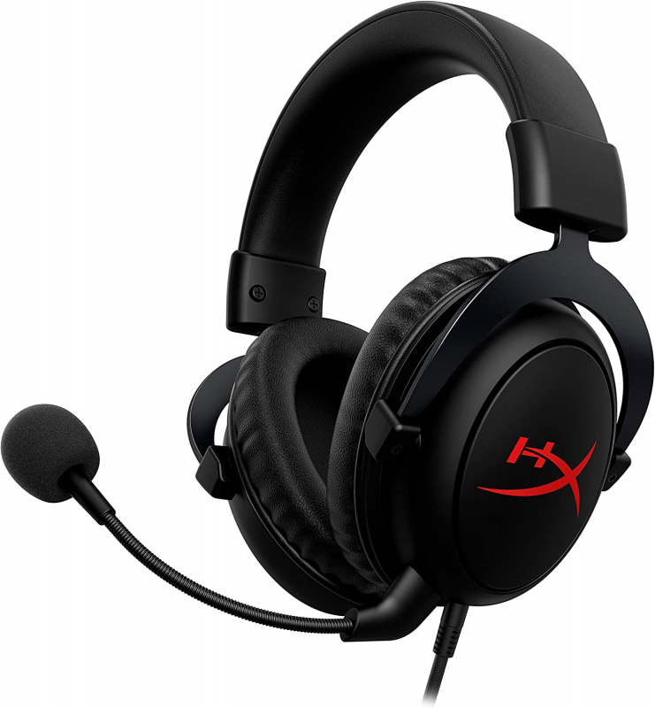 HyperX Cloud Core -Gaming-Headset für PC / XBOX ONE / XBOX Series X, DTS Headphone:X Spatial Audio, Memoryschaum-Ohrpolster, robuster Aluminiumrahmen, schwarz