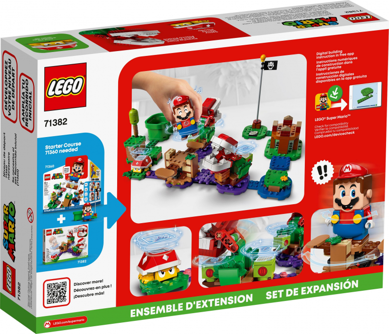 LEGO® Super Mario 71382 Piranha-Pflanzen-Herausforderung – Erweiterungsset [neu]