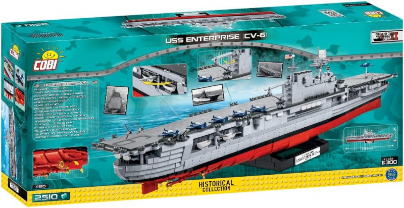 COBI® Historical Collection 4815 USS Enterprise (CV-6) [neu]