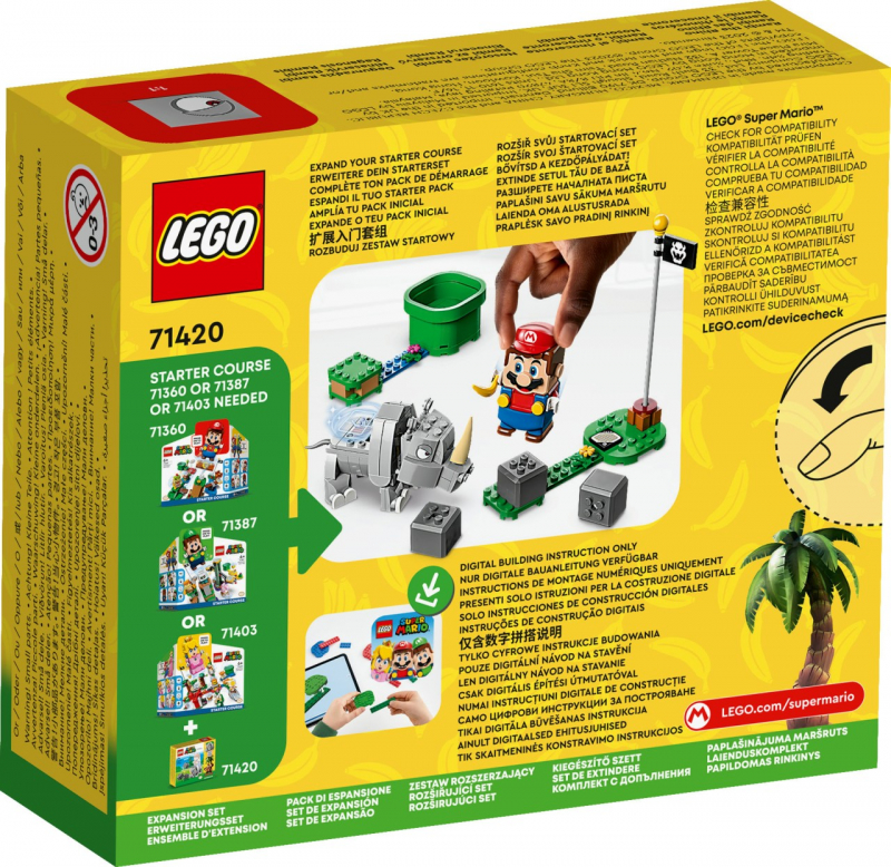 LEGO® Super Mario 71420 Rambi das Rhino – Erweiterungsset [neu]