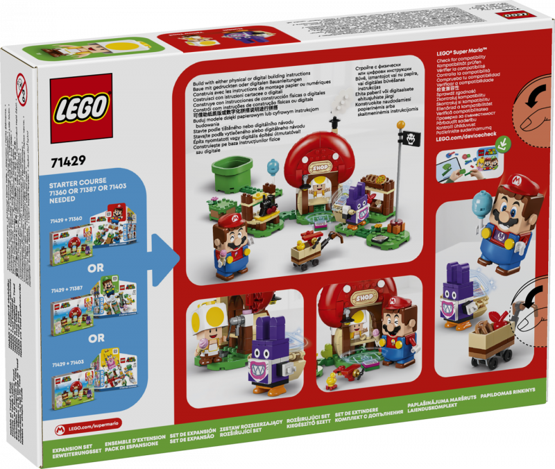 LEGO® Super Mario 71429 Mopsie in Toads Laden – Erweiterungsset [neu]