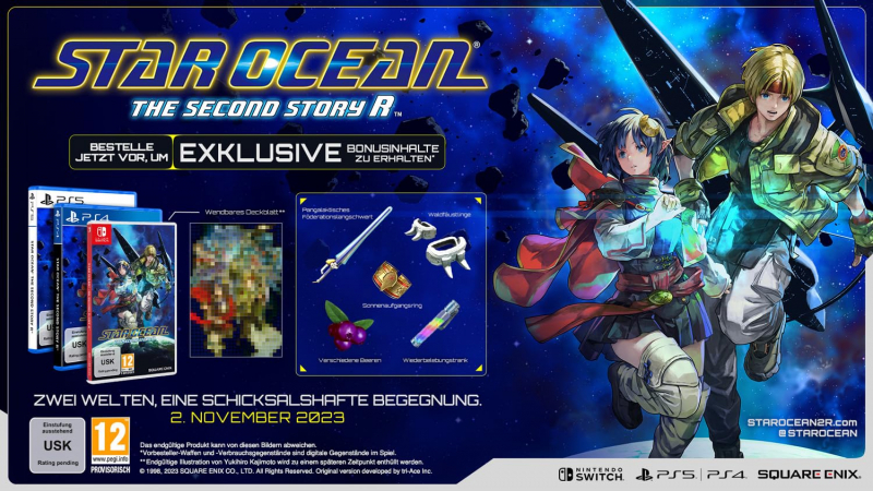 Star Ocean Second Story R (deutsch spielbar) (AT PEGI) (Nintendo Switch) inkl. 5 DLC