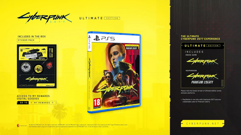 Cyberpunk 2077 Ultimate Edition [uncut] (englisch spielbar) (EU PEGI) (PS5) inkl. Phantom Liberty