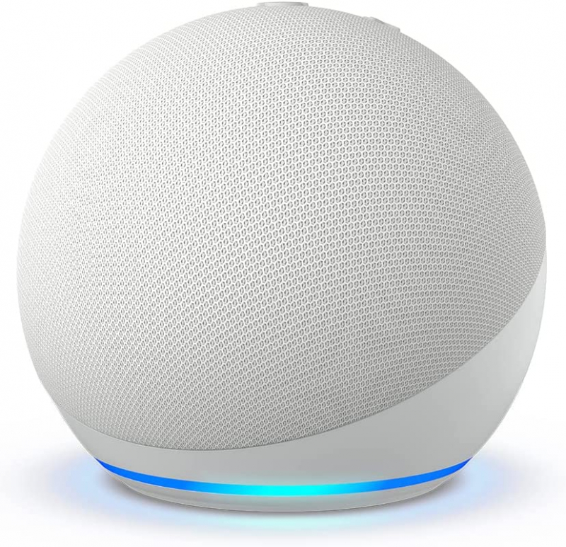 Amazon Echo Dot 5. Generation Smarter Lautsprecher mit Alexa, Weiß