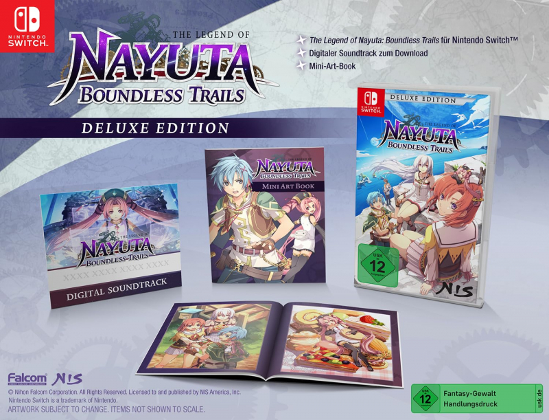 The Legend of Nayuta Boundless Trails Deluxe Edition (englisch spielbar) (DE USK) (Nintendo Switch)