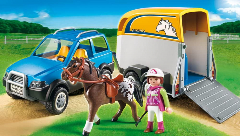 Playmobil 5223 PKW mit Pferdeanhänger [neu]