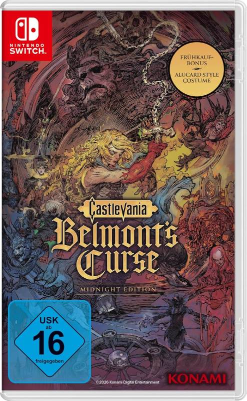 Castlevania Belmont's Curse Midnight Edition (deutsch spielbar) (DE USK) (Nintendo Switch)