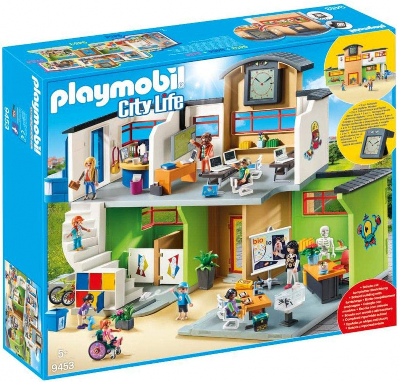 PLAYMOBIL 9453 City Life Große Schule mit Einrichtung [neu]