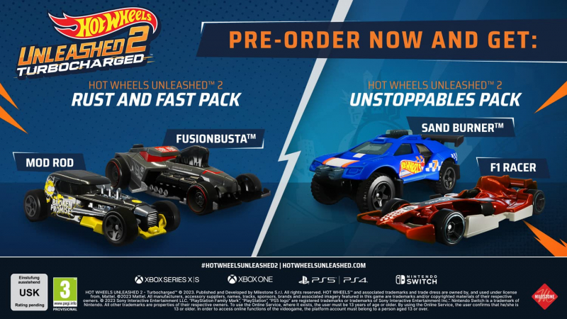 Hot Wheels Unleashed™ 2 – Turbocharged Day One Edition (deutsch spielbar) (AT PEGI) (Nintendo Switch) inkl. 4 extra Fahrzeuge
