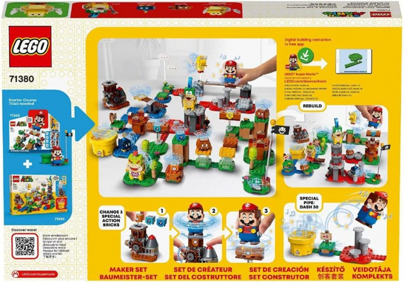 LEGO® SUPER MARIO 71380 Baumeister-Set für eigene Abenteuer [neu]