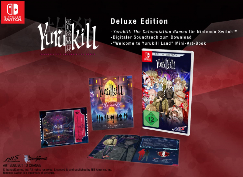 Yurukill The Calumniation Games Deluxe Edition (deutsch) (DE USK) (Nintendo Switch)