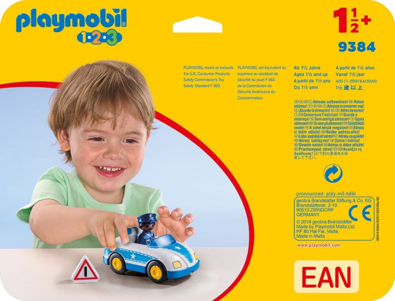 PLAYMOBIL® 9384 1.2.3. Polizeiauto [neu]