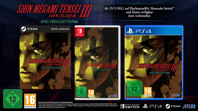 Shin Megami Tensei III Nocturne HD Remaster (deutsch) (AT PEGI) (Nintendo Switch)