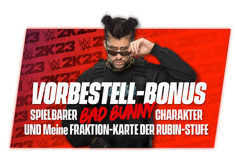 WWE 2K23 Deluxe Edition (deutsch spielbar) (AT PEGI) (PS4) inkl. BAD BUNNY Bonus Pack