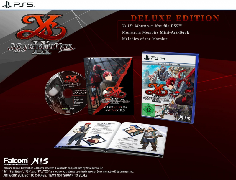 Ys IX Monstrum Nox Deluxe Edition (englisch spielbar) (DE USK) (PS5)