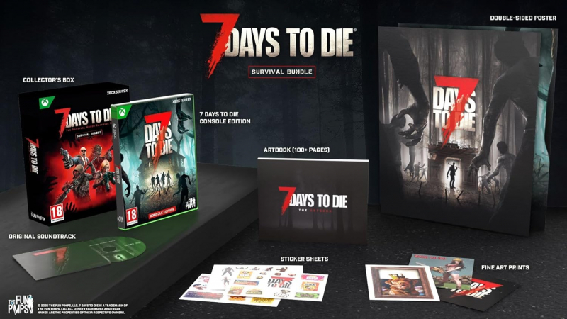 7 Days to Die Survivor Bundle [uncut] (deutsch spielbar) (EU PEGI) (XBOX Series X) inkl. Crimson Warlord Skin
