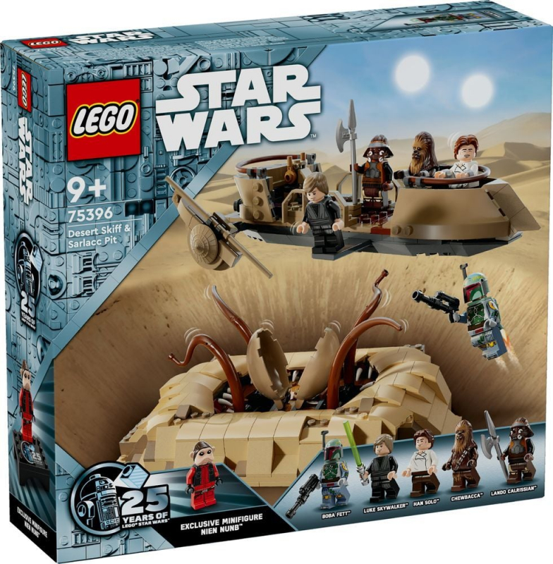 LEGO® Star Wars 75396 Wüsten-Skiff und Sarlacc-Grube [neu]