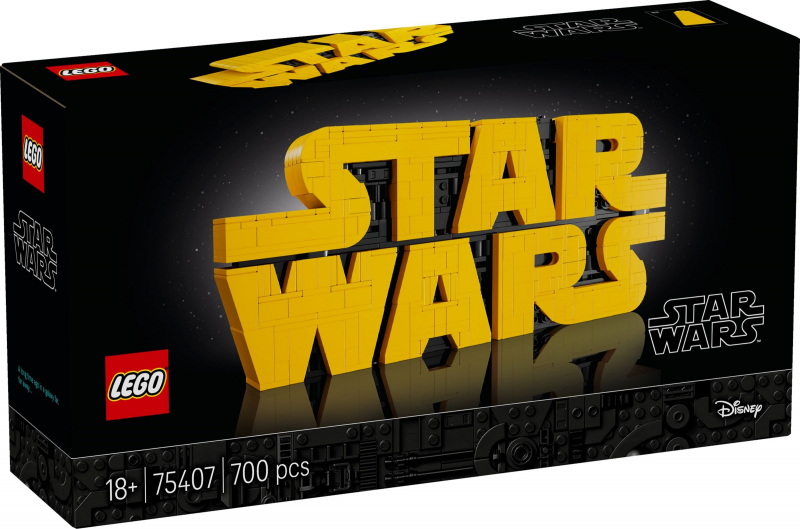 LEGO Star Wars 75407 Star Wars Logo aus LEGO Steinen [neu] Image