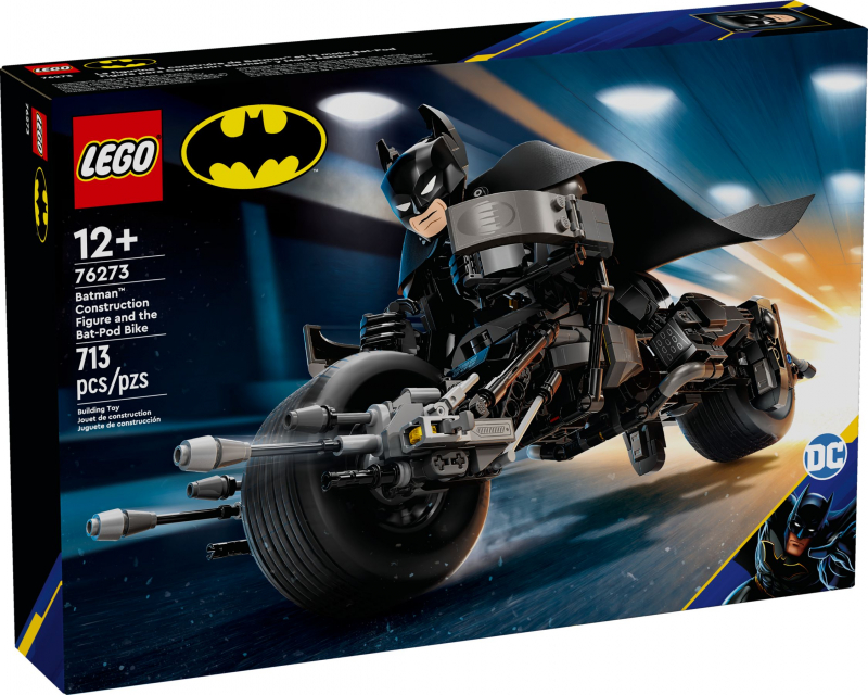 LEGO® Super Heroes 76273 Batman™ Baufigur mit dem Batpod [neu - Verpackung leicht eingedrückt]