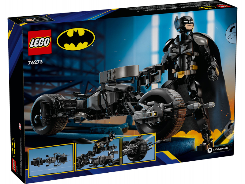 LEGO® Super Heroes 76273 Batman™ Baufigur mit dem Batpod [neu - Verpackung leicht eingedrückt]