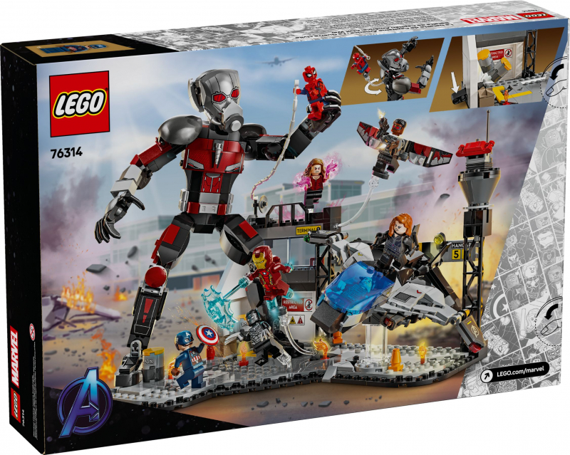 LEGO® Super Heroes 76314 Captain America: Civil War Actionduell [neu]