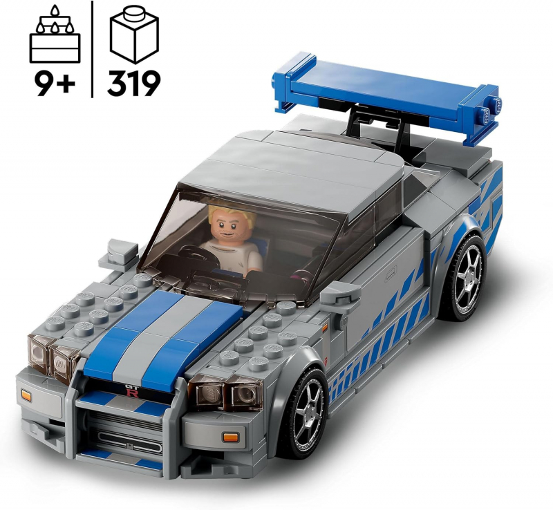 LEGO® Speed Champions 76917 2 Fast 2 Furious – Nissan Skyline GT-R (R34) [neu]