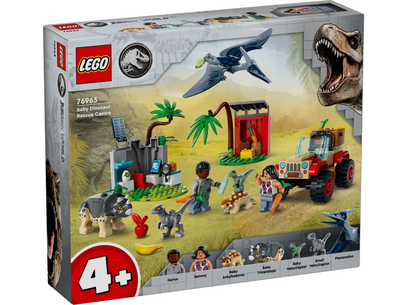 LEGO® Jurassic World 76963 Rettungszentrum für Baby-Dinos [neu]