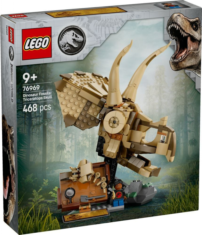 LEGO® Jurassic World 76969 Dinosaurier-Fossilien: Triceratops-Schädel [neu]